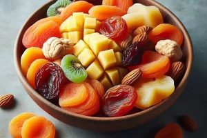 طرز تهیه میوه خشک پفکی